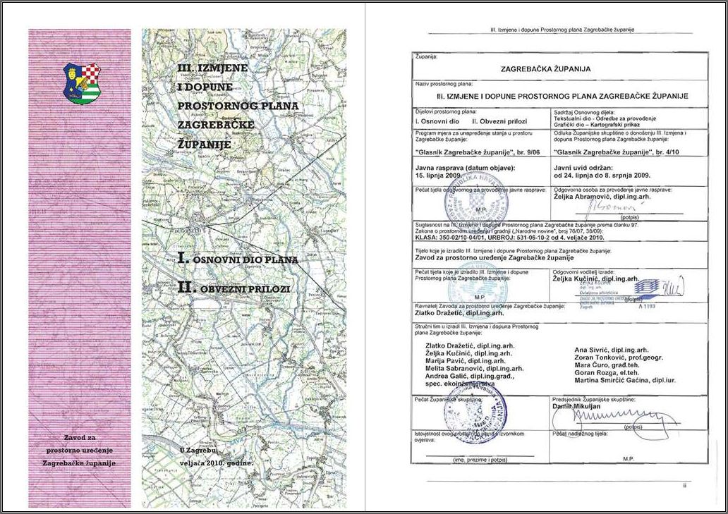 Objava III. Izmjena i dopuna Prostornog plana Zagrebačke županije na Internetu - slika 1
