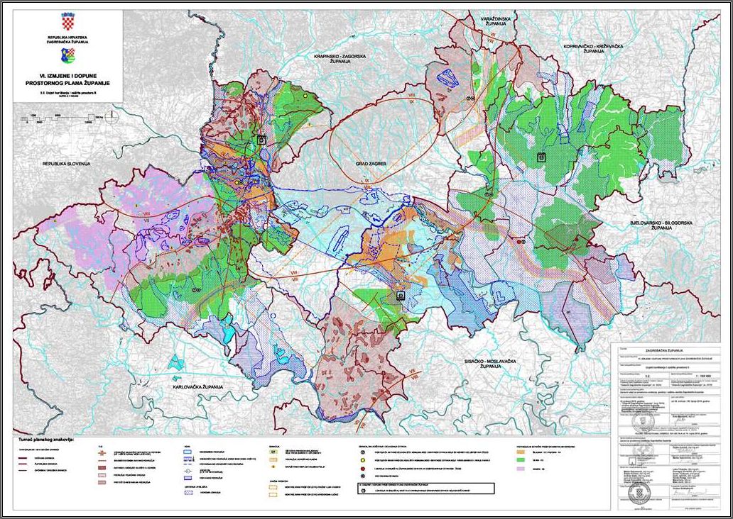 Donesena Odluka o VI. Izmjenama i dopunama Odluke o donošenju Prostornog plana Zagrebačke županije - slika 1