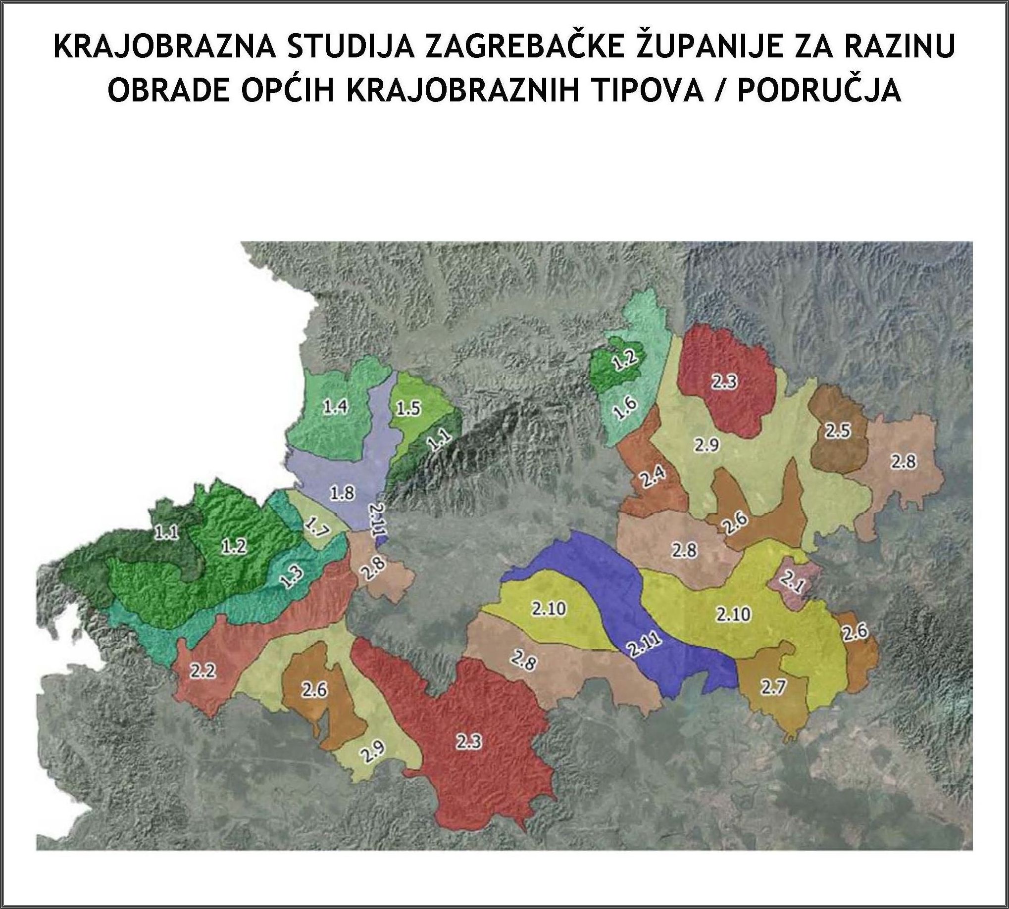 Izrađena Krajobrazna studija Zagrebačke županije za razinu općih krajobraznih tipova - slika 1