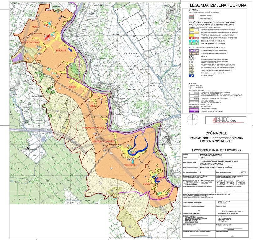 U tijeku je postupak izrade i donošenja II. Izmjena i dopuna PPUO Orle - slika 1