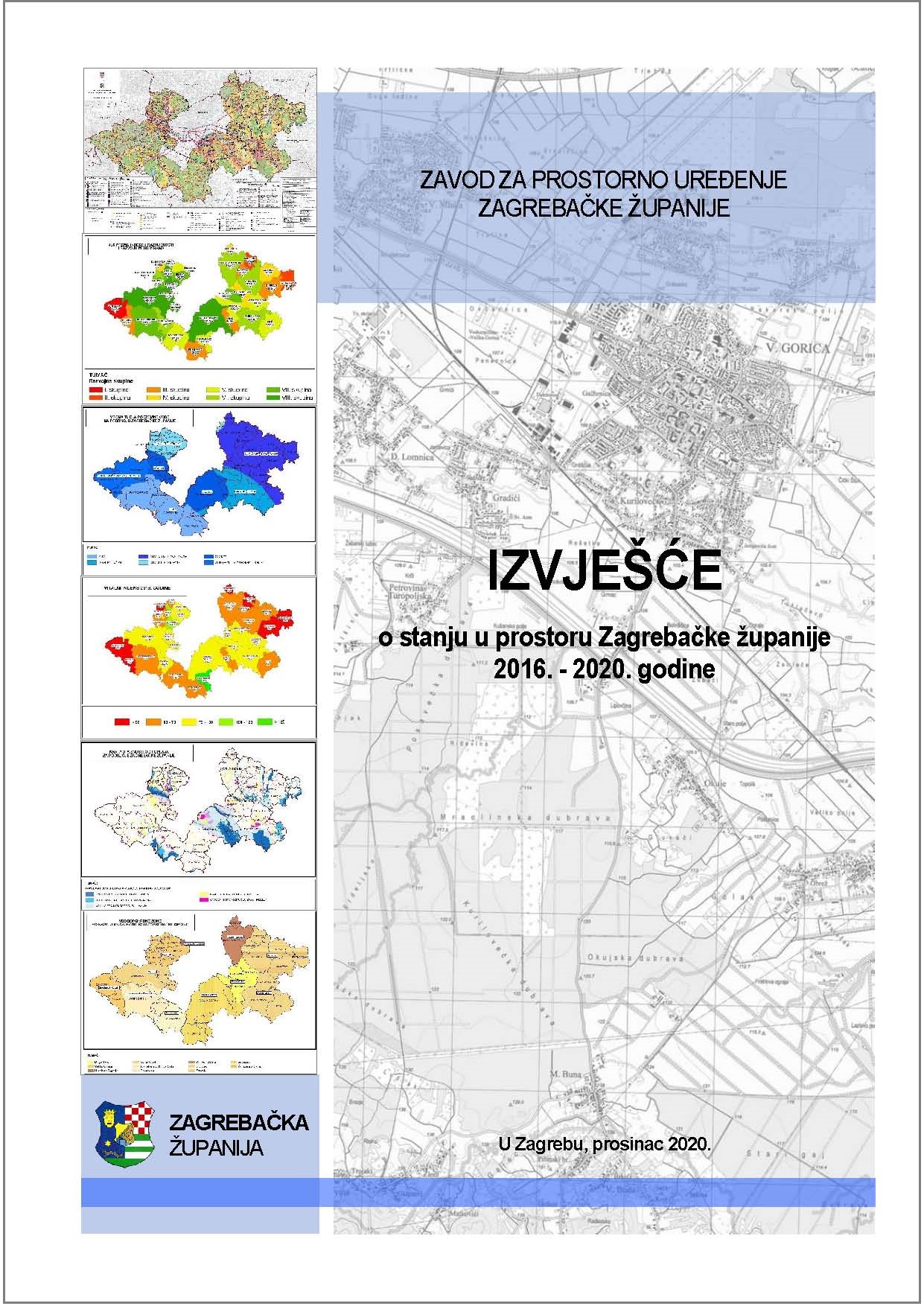 Objavljeno Izvješće o stanju u prostoru Zagrebačke županije 2016. – 2020. godine - slika 1