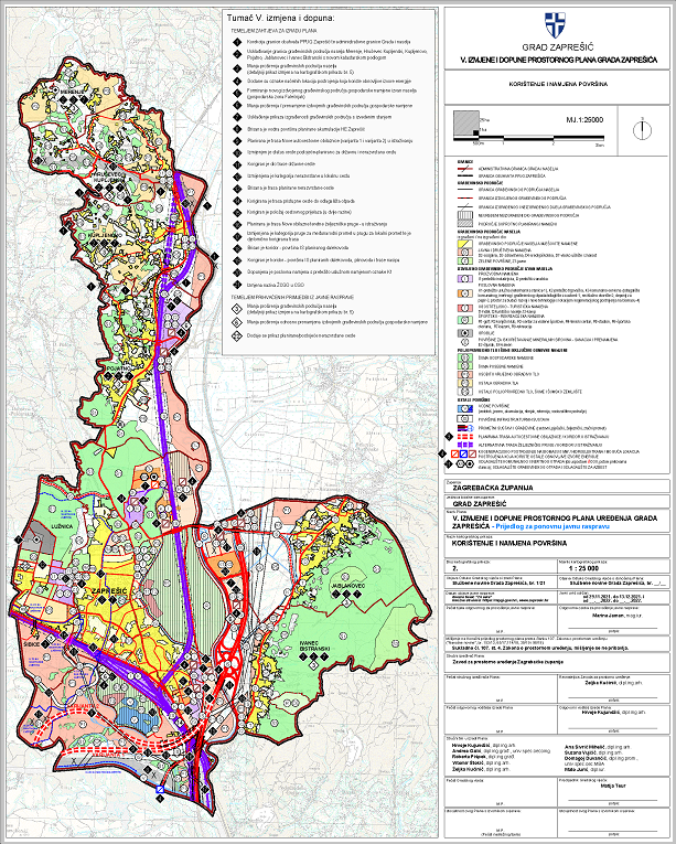 Objavljena Ponovna javna rasprava o V. Izmjenama PPUG Zaprešić i IV. Izmjenama GUP-a Zaprešić - slika 1