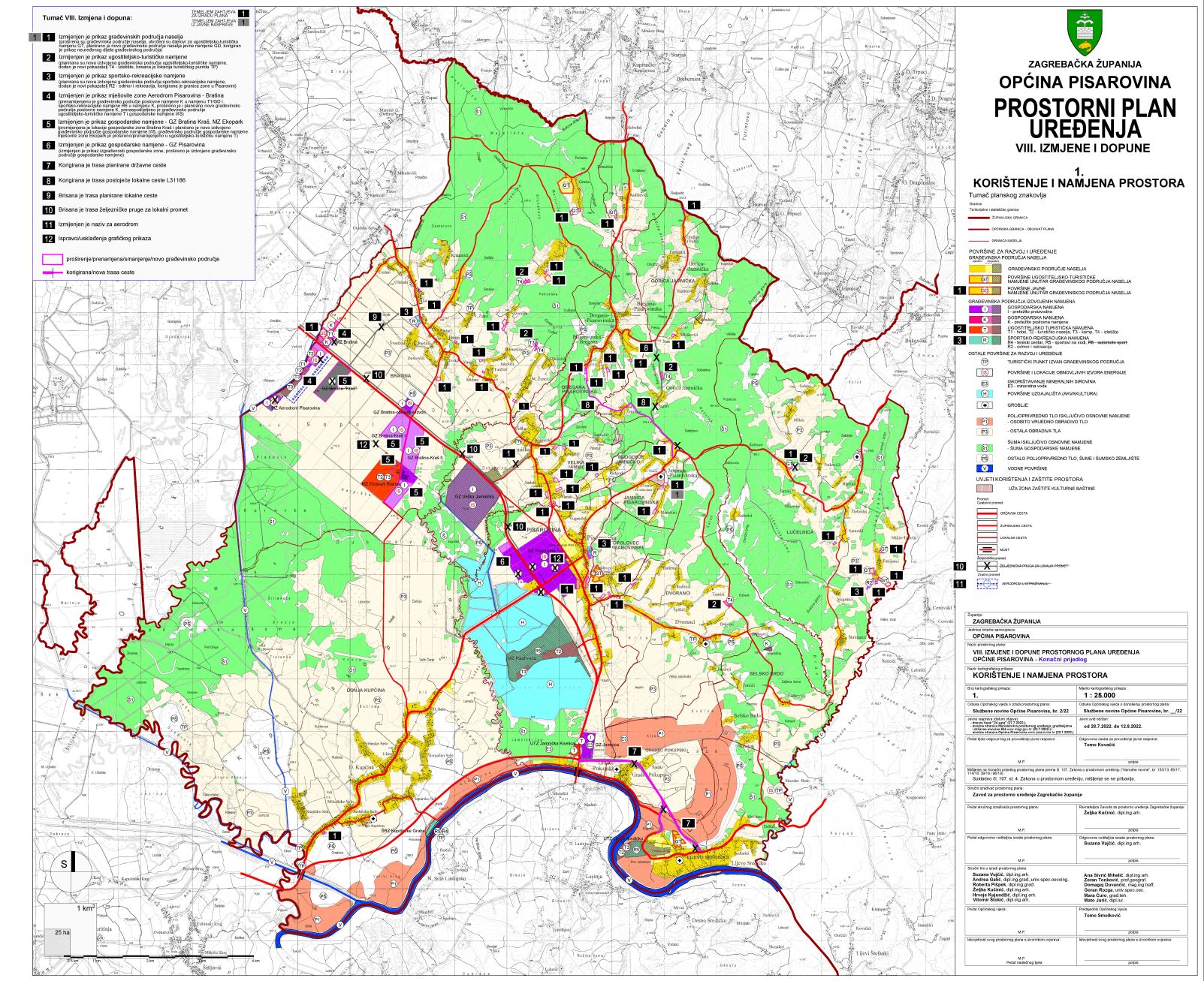 Donesene VIII. Izmjene i dopune PPUO Pisarovina - slika 3