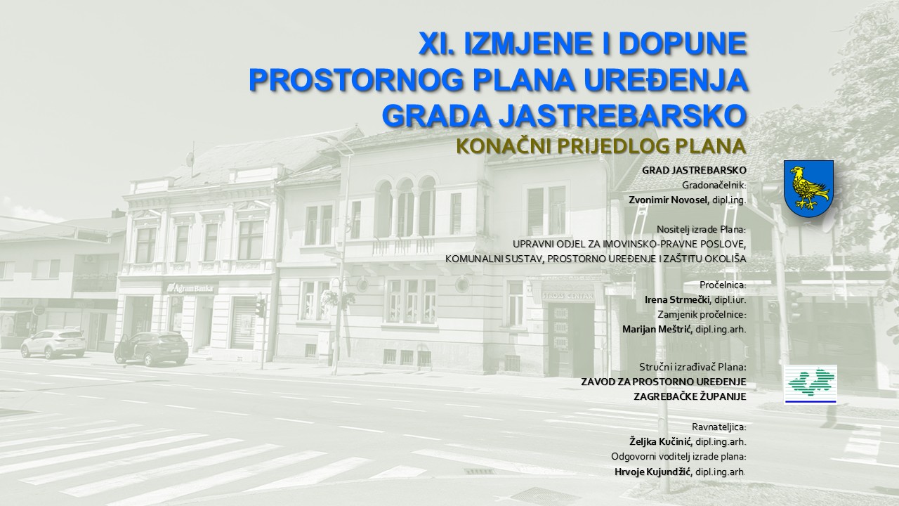 Donesene XI. Izmjene i dopune PPUG Jastrebarsko koje je izradio Zavod - slika 1
