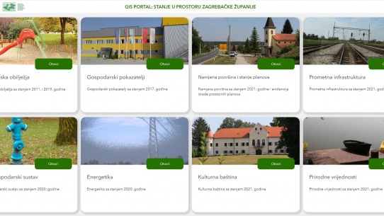 Dopunjen i obnovljen WEB GIS portal „Stanje u prostoru Zagrebačke županije“