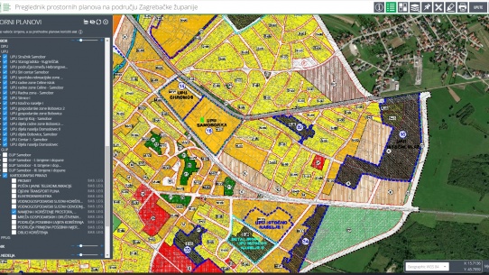 Dovršen novi WEB GIS preglednik prostornih planova Zagrebačke županije