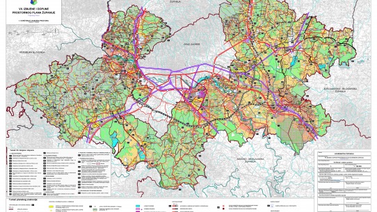 Javni uvid u Prijedlog VII. Izmjena Prostornog plana Zagrebačke županije i Stratešku studiju