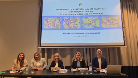 Održano javno izlaganje Prijedloga VIII. Izmjena Prostornog plana Zagrebačke županije u Ponovnoj javnoj raspravi
